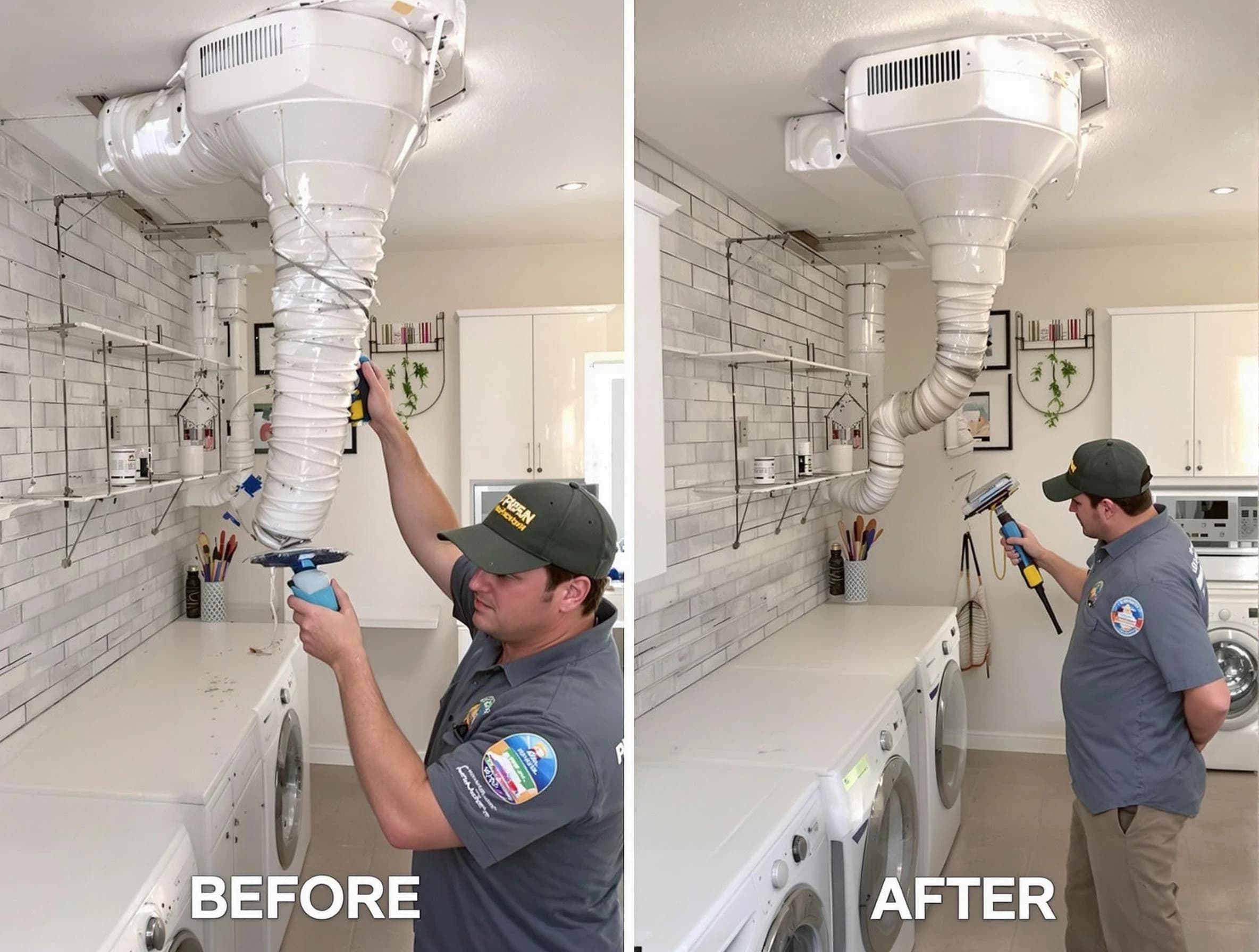 Professional dryer exhaust vent cleaning by Chelsea Dryer Vent Cleaning in Chelsea