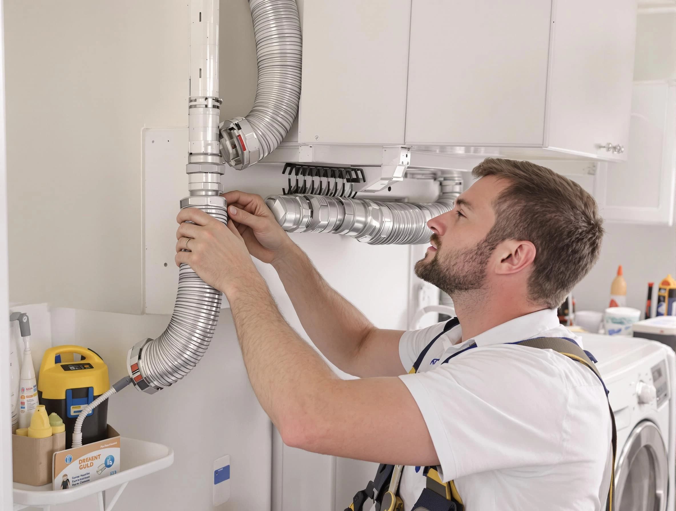 Professional dryer vent repair and installation by Chelsea Dryer Vent Cleaning in Chelsea